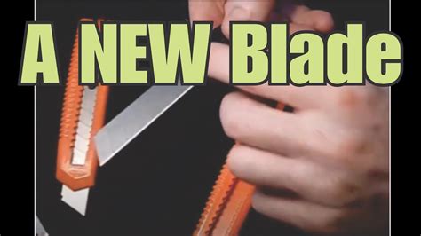 , Ltd. . How to change blade on masterforce snap off utility knife